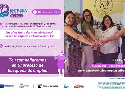 Continúa abierta la inscripción a “Entrena Empleo Rural” para mujeres en desempleo de cuatro CCAA