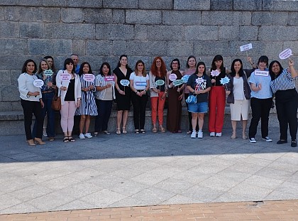 Participantes de “Entrena Empleo Rural” de San Martín de Valdeiglesias realizan un Speed Dating con